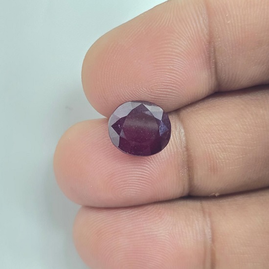 Natural Ruby (Manik) Stone – Certified Gemstone